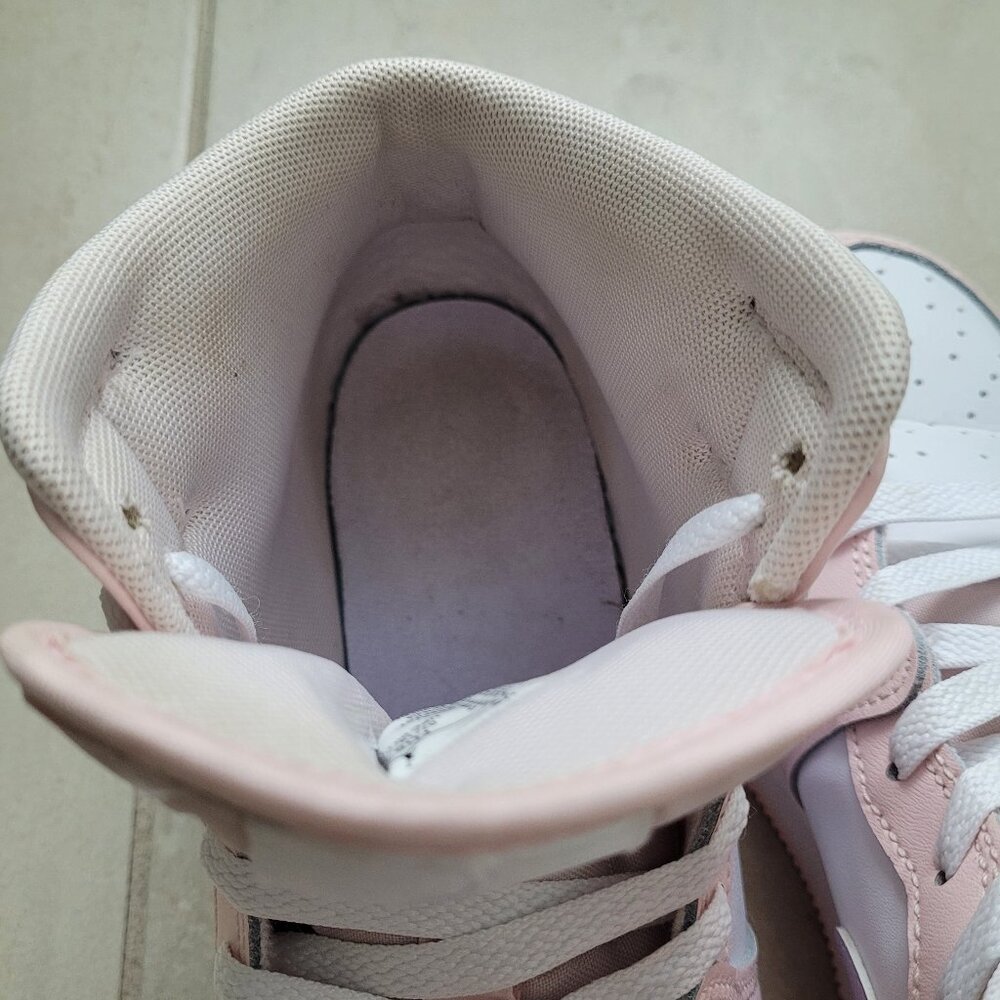 Nike Air Jordan 1 Mid GS Pink Wash Violet Frost Size 7Y/8.5W - Picture 9 of 12